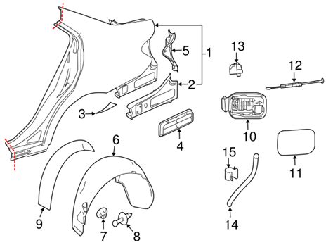 Mercedes Benz Wheelhouse Liner Rivet Mb Parts Ca