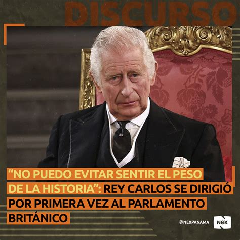 Nexpanama On Twitter Este Lunes El Nuevo Rey Carlos Iii Se Dirigi