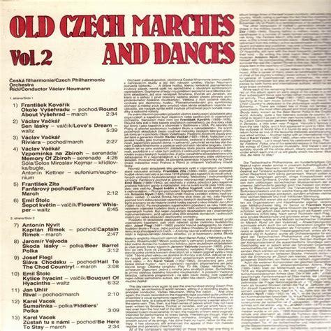 XX Gramodesky Interpreti LP Old Czech Marches And Dances Vol 2