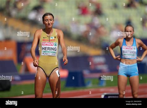 Christina Hering Participating In The 800 Meters Of The European