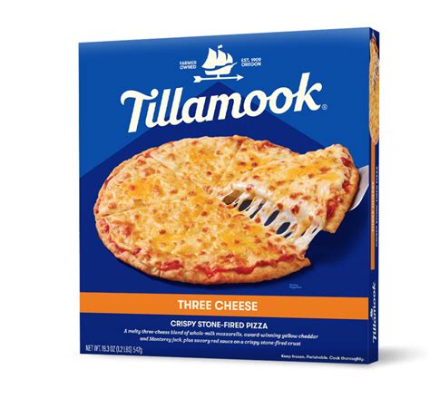 Three Cheese Crispy Stone-Fired Pizza - Tillamook