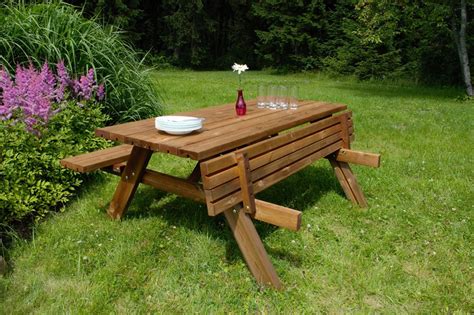 Table de pique nique bois épaisseur 42cm OOGarden