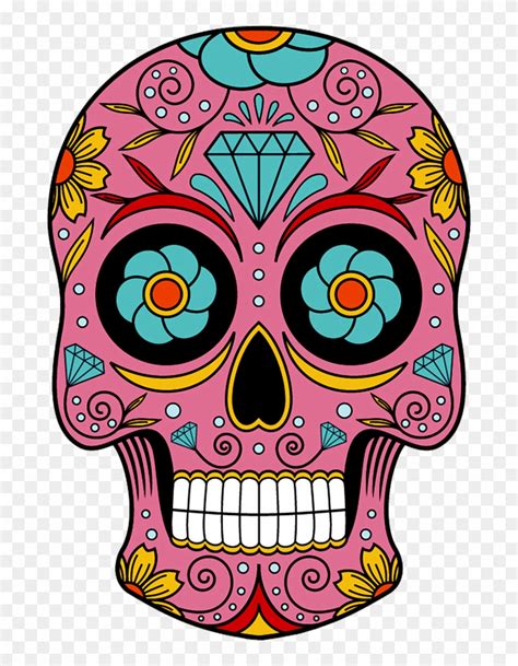 Caveira Mexicana Em Png Quero Imagem Sugar Sugar Skull Round Ornament