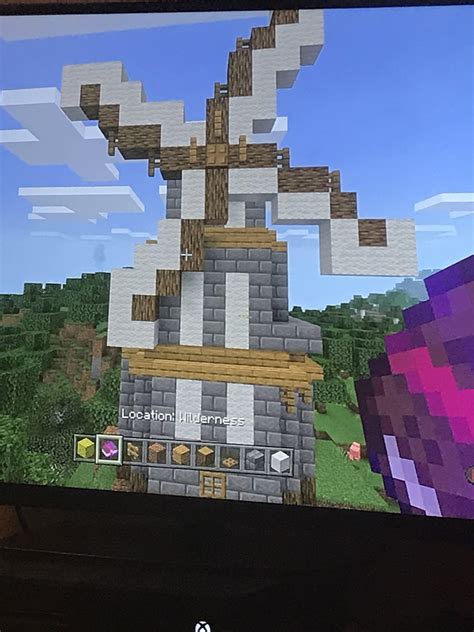 Built Windmill R Minecraft