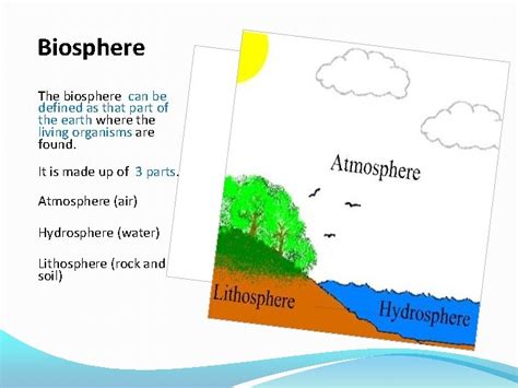 Environmental studies Biosphere biomes and ecosystem Biosphere The