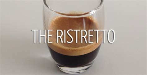 The Ristretto Why And How To Make One Caffe Society Blog