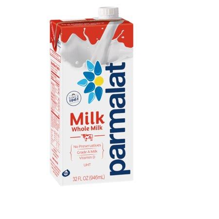 Parmalat Whole Milk Ultra High Temperature Pasteurized Lbs Pk