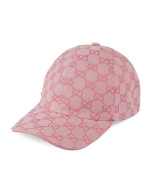 Womens Gucci Pink GG Baseball Cap Harrods UK