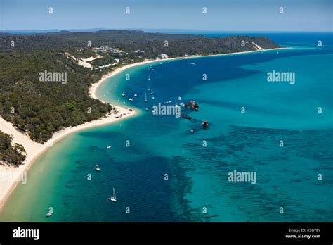 Tangalooma Wrecks Moreton Island Brisbane Australia Stock Photo Alamy