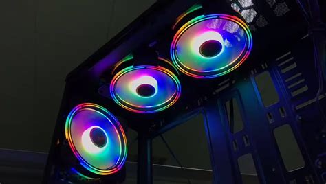 120mm Rgb Computer Case Fan Pc Cooler Sunlight Symphony Air Cooling ...