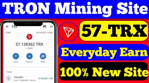 Tron Mining Site Trx Mining Site Today Free Trx Mining Site 2023 New