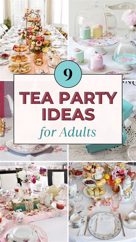 9 Tea Party Ideas For Adults In 2024 Adult Tea Party Tea Party Decorations Tea Party Activities