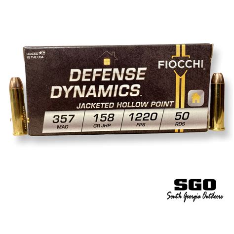 Fiocchi Defense Dynamics Mag Gr Jhp Fps Round Box