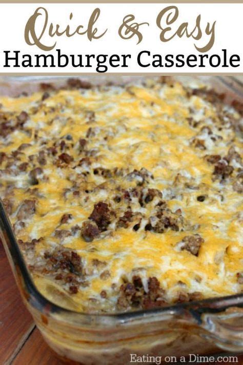 How To Make Hamburger Casserole Recipes Easy