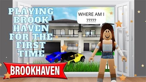 Playing Brookhaven For The First Time Youtube