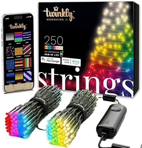 Twinkly Strings Guirlande Lumineuse Led Contr L E Par Application