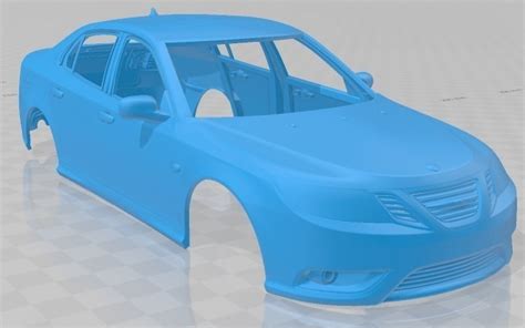 3d File Saab 9 3 Sport Sedan 2008 Printable Body Car・template To Download And 3d Print・cults