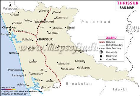 Railway Map Of Kerala