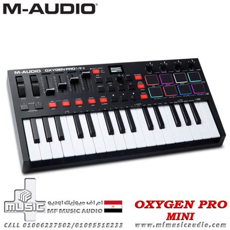 M Audio Oxygen Pro Mini 32 Key Usb Midi Keyboard ام اف ميوزيك اوديو