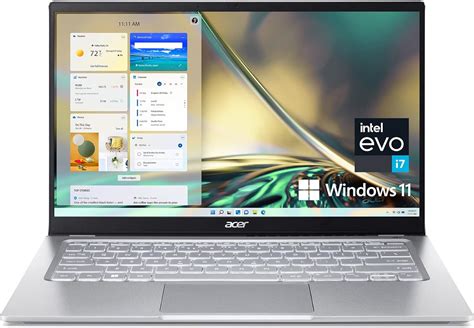 Acer Swift 3 Intel Evo Thin And Light Laptop 14 Qhd 100 Srgb Intel