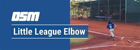 What is Little League Elbow? - Orthopedic & Sports Medicine