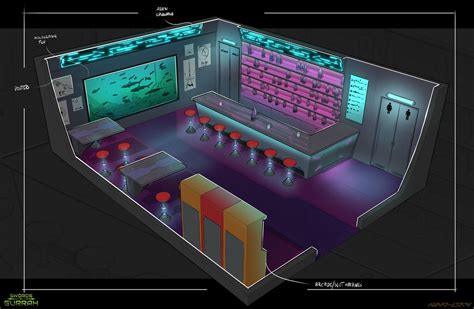 Sci Fi Bar Concept Commission by Nano-Core on DeviantArt