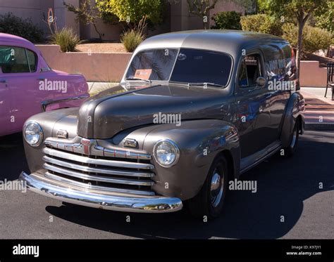 Vintage 1946 Ford Panel truck Stock Photo - Alamy