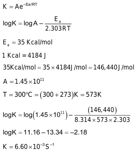 First Order Reaction Rate