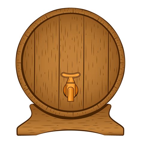 Wooden Beer Barrel 23548778 Vector Art At Vecteezy