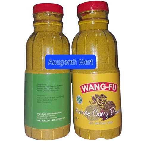 Jual Wangfu Madras Curry Powder Gr Exp Shopee Indonesia