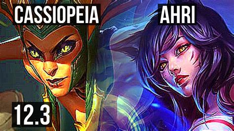 CASSIO Vs AHRI MID 11 0 5 Legendary 500 Games 1 1M Mastery NA