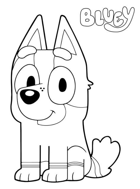 Dibujos De Bluey Y Bingo Para Colorear Para Colorear Pintar E Imprimir