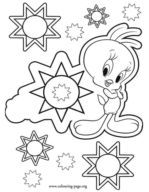 Gangsta Tweety Bird Coloring Pages