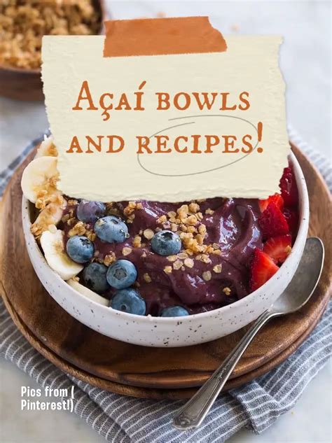 Açaí Bowls And Recipes Gallery Posted By Be Free 🤍🪷 Lemon8