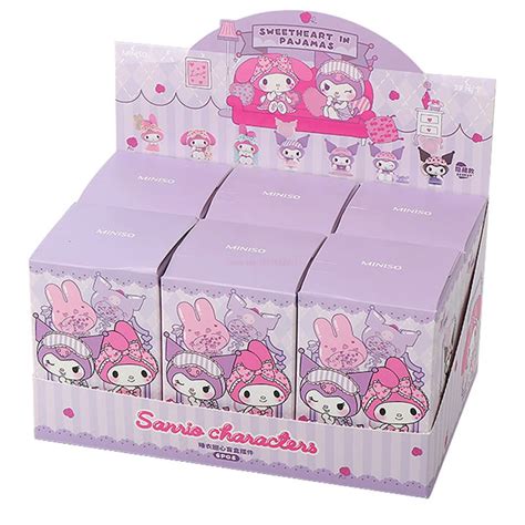 Kuromi My Melody Pijamas Sweetheart Sanrio Personajes Caja Ciega Regalo