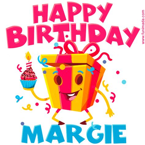 Funny Happy Birthday Margie GIF | Funimada.com