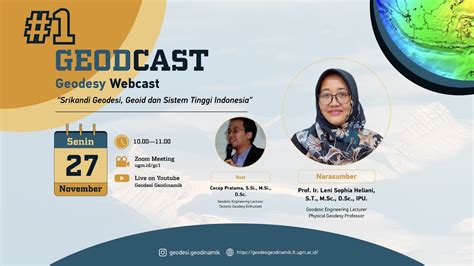 GEODCAST Geodesy Webcast 1 Srikandi Geodesi Geoid Dan Sistem