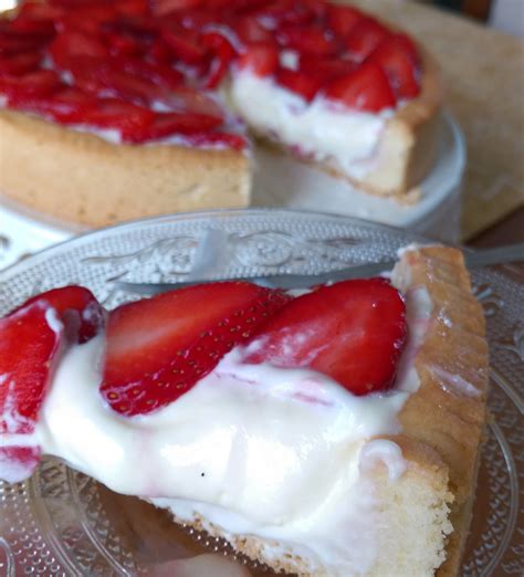 Crostata Con Crema Diplomatica E Fragole My Passion S Lab