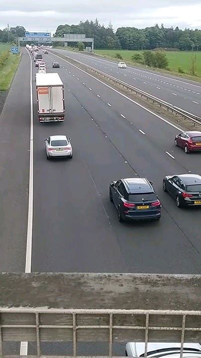 Cyclist Incident On M9 M876 Motorway Falkirk District Scotland Uk Youtube