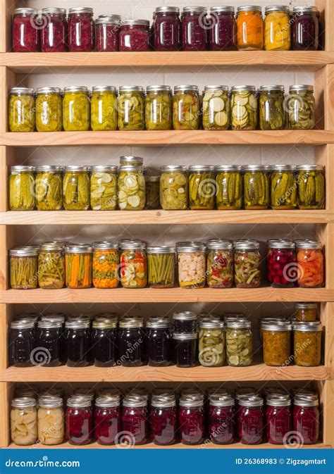 Shelves Of Canned Goods Stock Photos Image 26368983