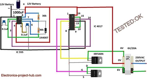 Modified Sine Wave Power Inverter Circuit Diagram Circuit Diagram