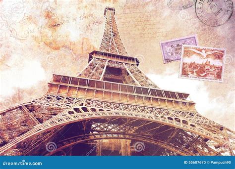 Eiffel Tower Paris Stock Illustration Image