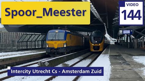 K Railway Cabview Ns Snow Rij Mee Door De Sneeuw Van Utrecht