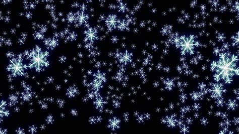 Seamless Animated Background Featuring Some Blue Snowflakes Particles ...