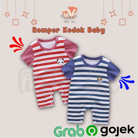 Jual Romper Baby Jumper Baju Bayi Tahun Bahan Katun Lembut