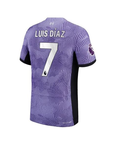 Nike Luis Diaz Liverpool 2023/24 Third Vapor Match Authentic Player ...