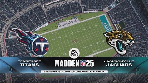 Madden Nfl 25 Tennessee Titans Vs Jacksonville Jaguars Gameplay Ps5