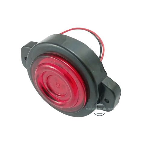 Led Feu Indicateur De Position Lat Ral Remorque Camion Rouge V V