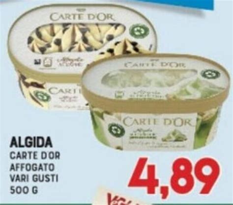 Offerta ALGIDA CARTE D OR AFFOGATO VARI GUSTI 500 G Nel Volantino Di