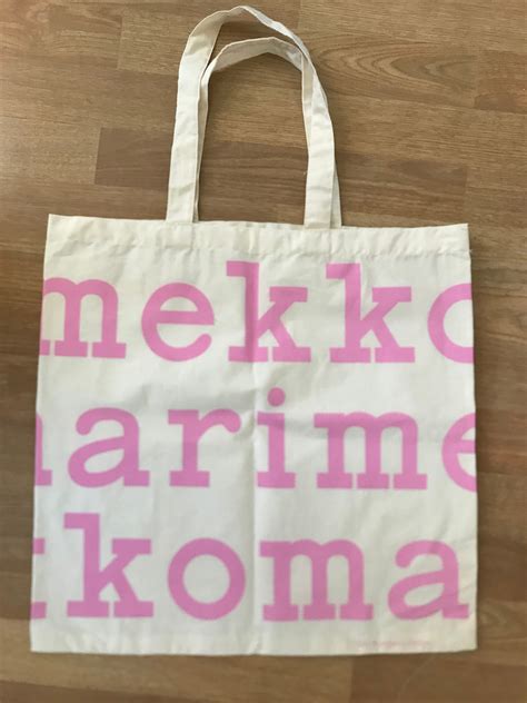 Marimekko Logo Tote Bag 6 Different Colors To Choose From Etsy